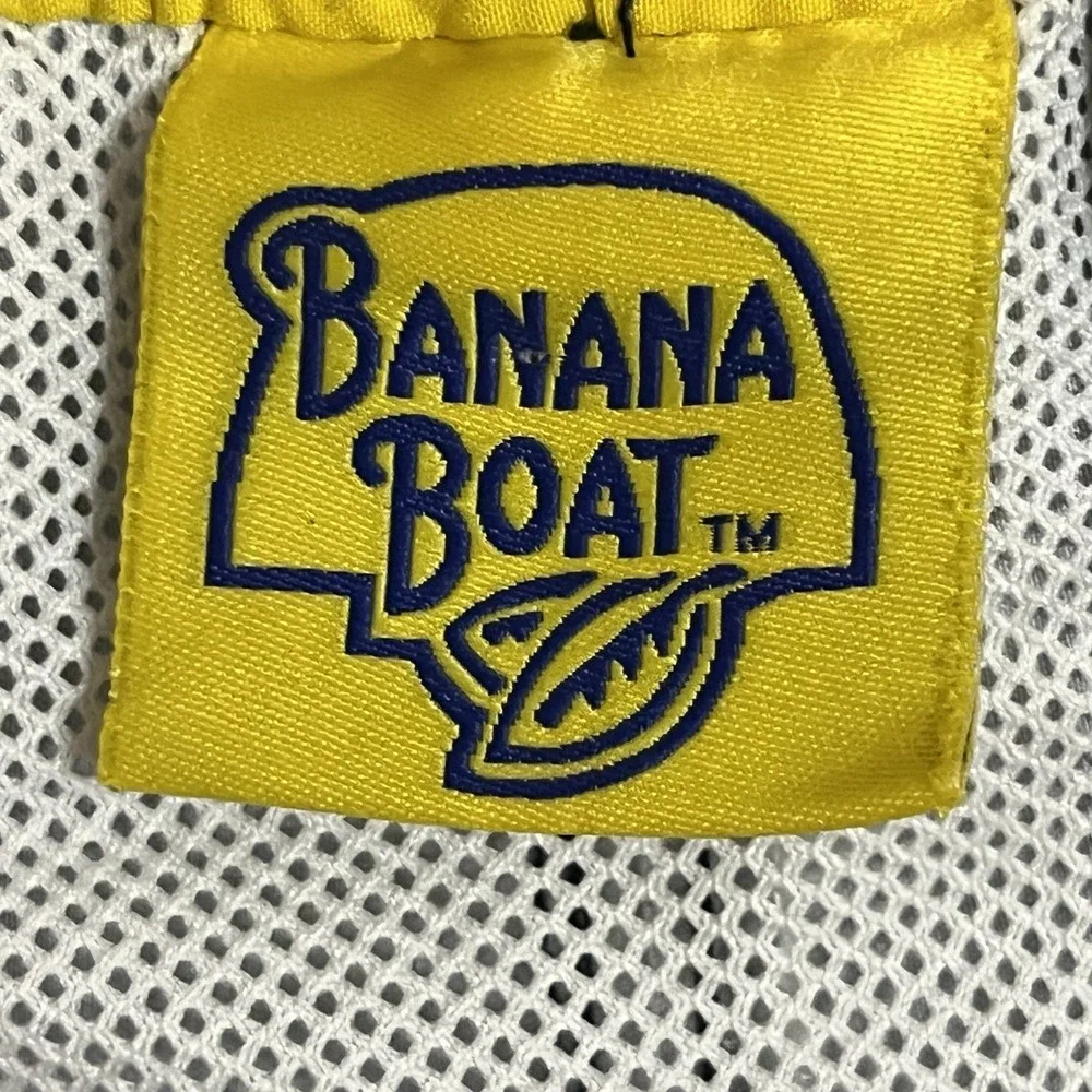 Banana Boat UPF 50+ American Flag Swim Trunks Board Shorts Size‎ Large